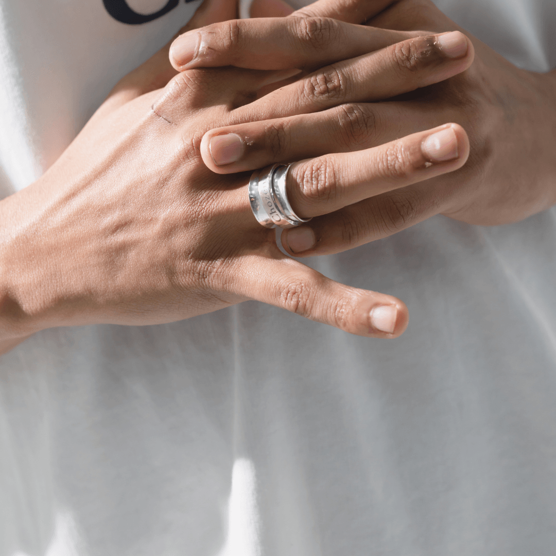 Chozen Engraved Spinner Ring - Chozen